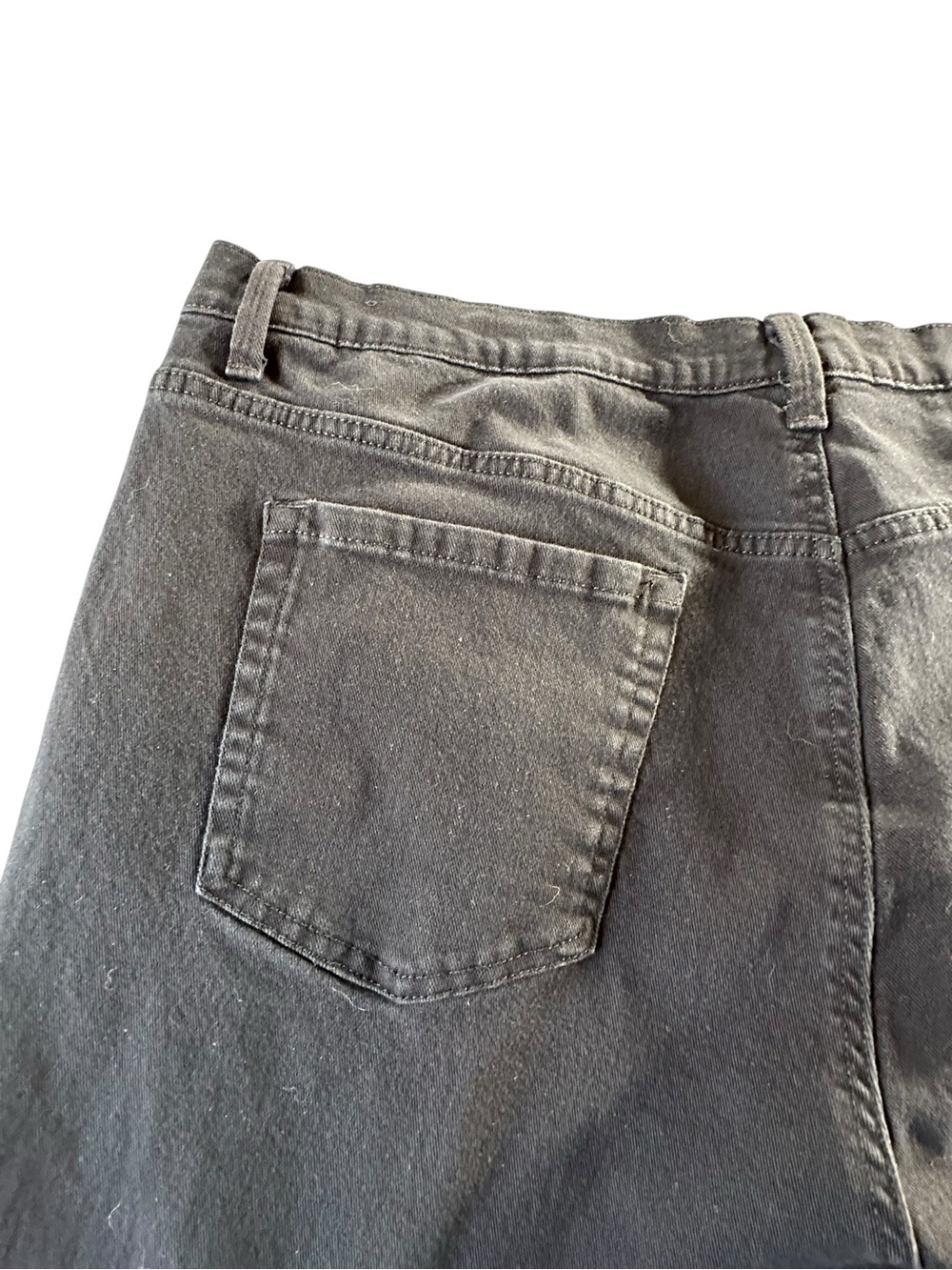 Gloria Vanderbilt Black High-Rise Straight Jeans 22W - Picture 8 of 14